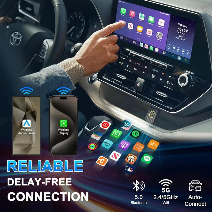 ⏳ 6-Hour Flash Deal! Don't Miss Out! 💥 Mini Wireless CarPlay Adapter