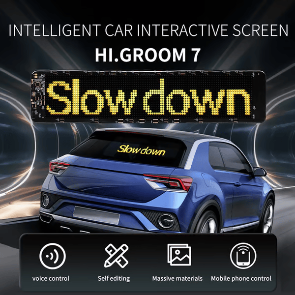 ✨DIY Car Dynamic LED Smart Colorful Eye Lamp Soft Screen(🚀Free VIP shipping ! )