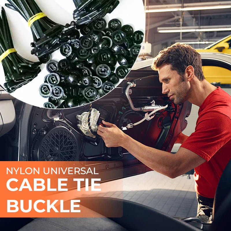 🔥Super Discount! Under $0.2 Per Serving-Nylon Universal Cable Tie Buckle
