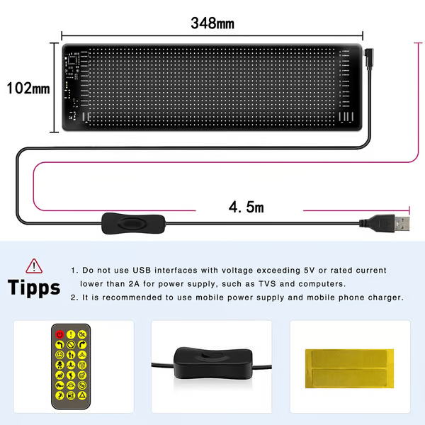 ✨DIY Car Dynamic LED Smart Colorful Eye Lamp Soft Screen(🚀Free VIP shipping ! )